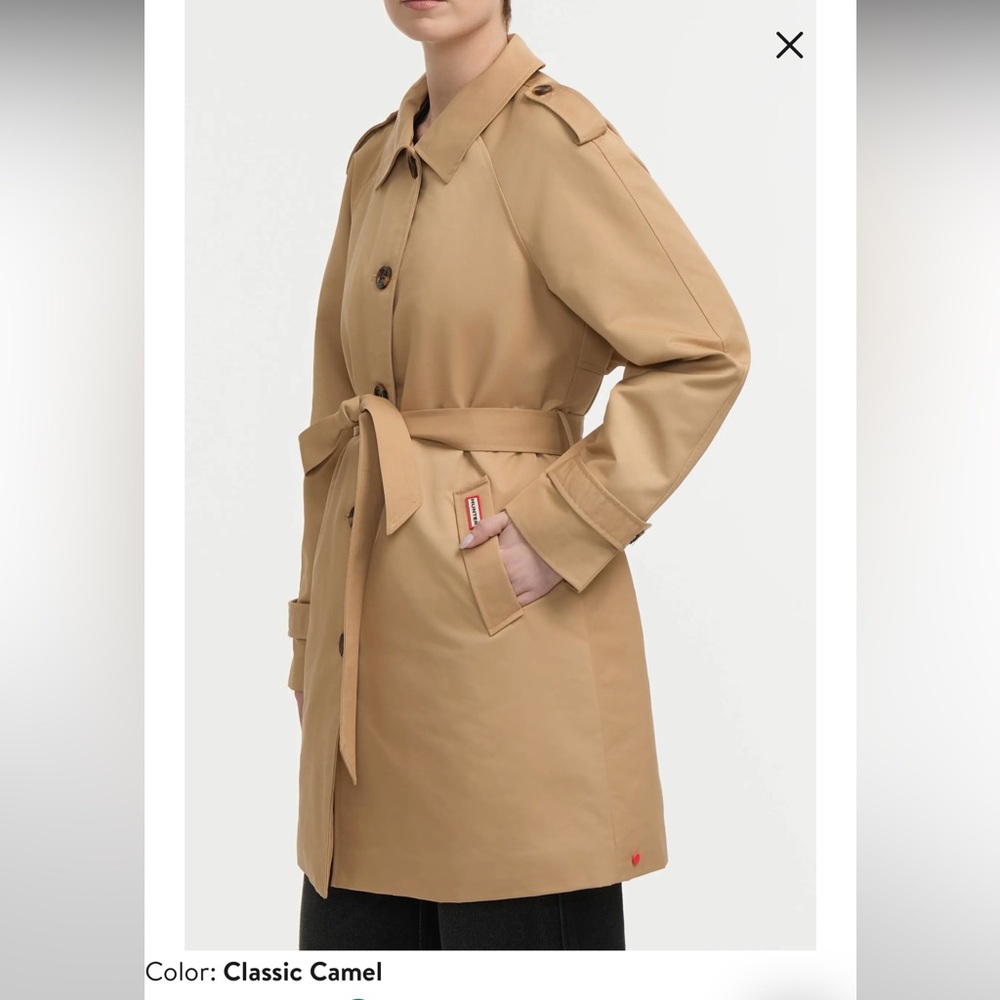Hunter Women's Camel Trench Coat